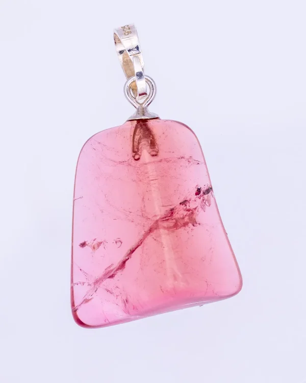 Pendentif de tourmaline rose - refbouz30